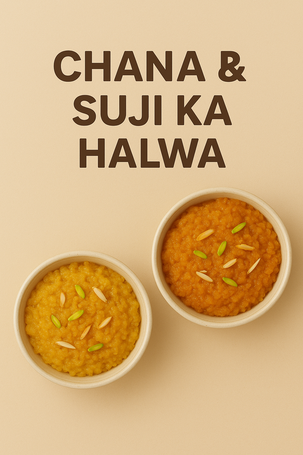 Suji & Chanay ki daal halwa Combo
