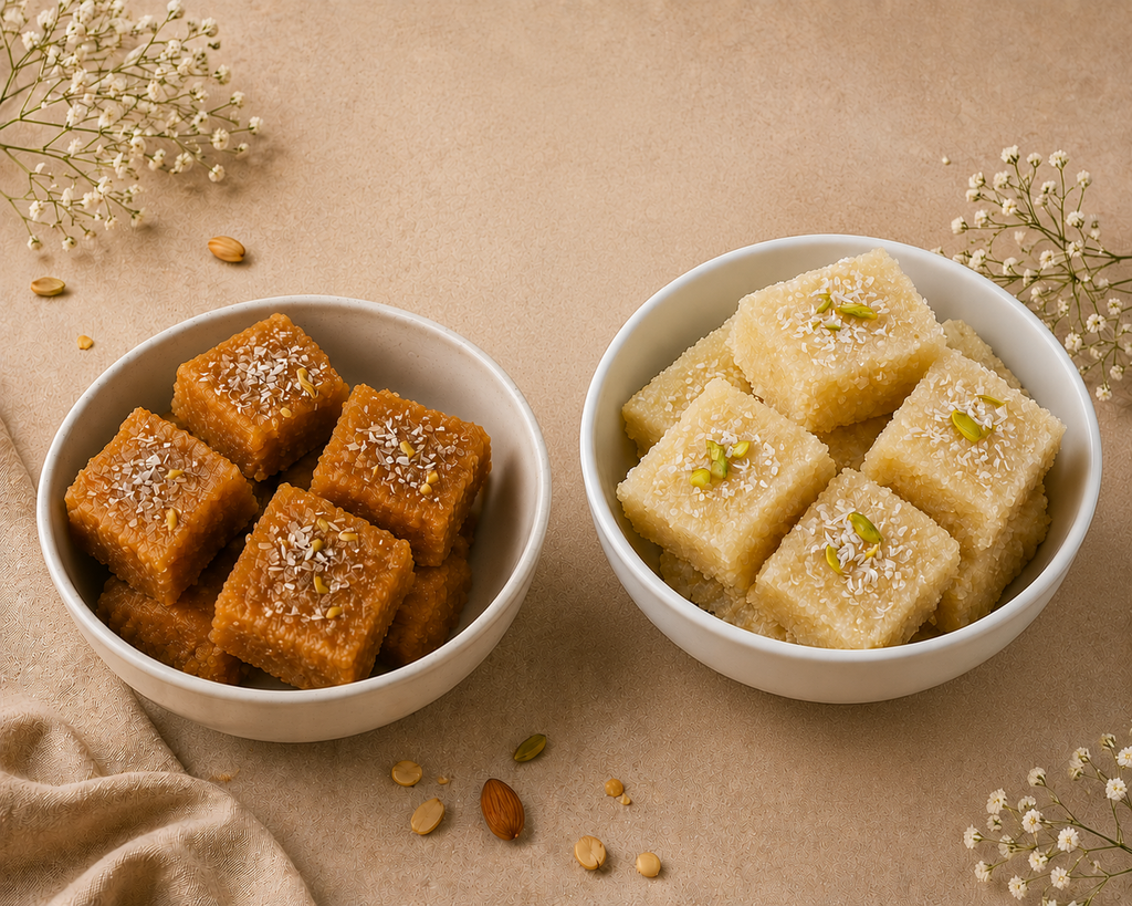 Suji & Chanay ki daal halwa Combo