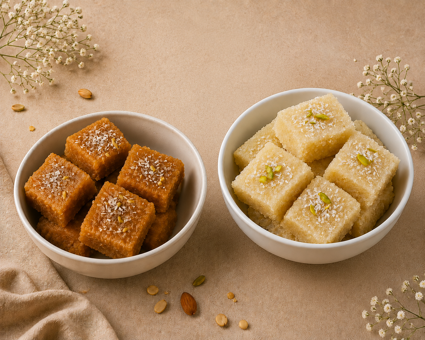 Suji & Chanay ki daal halwa Combo